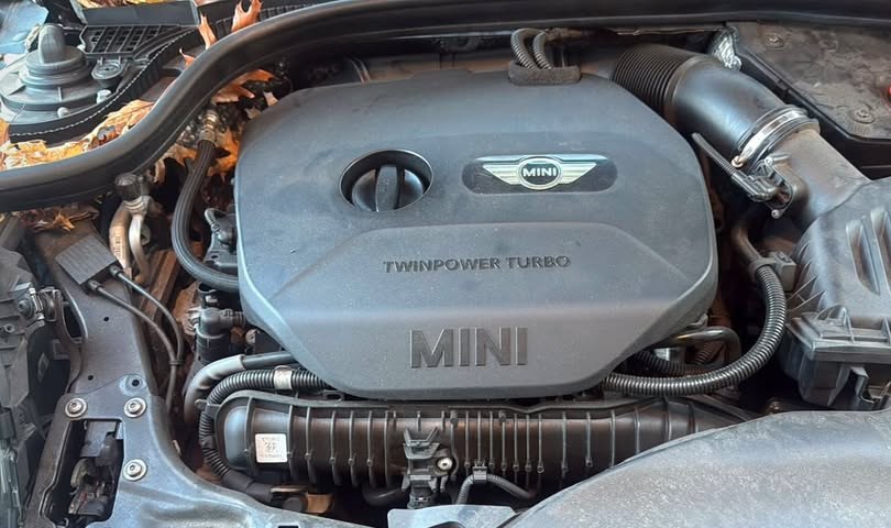 A MINI TwinPower Turbo engine bay at BMW Experts LLC