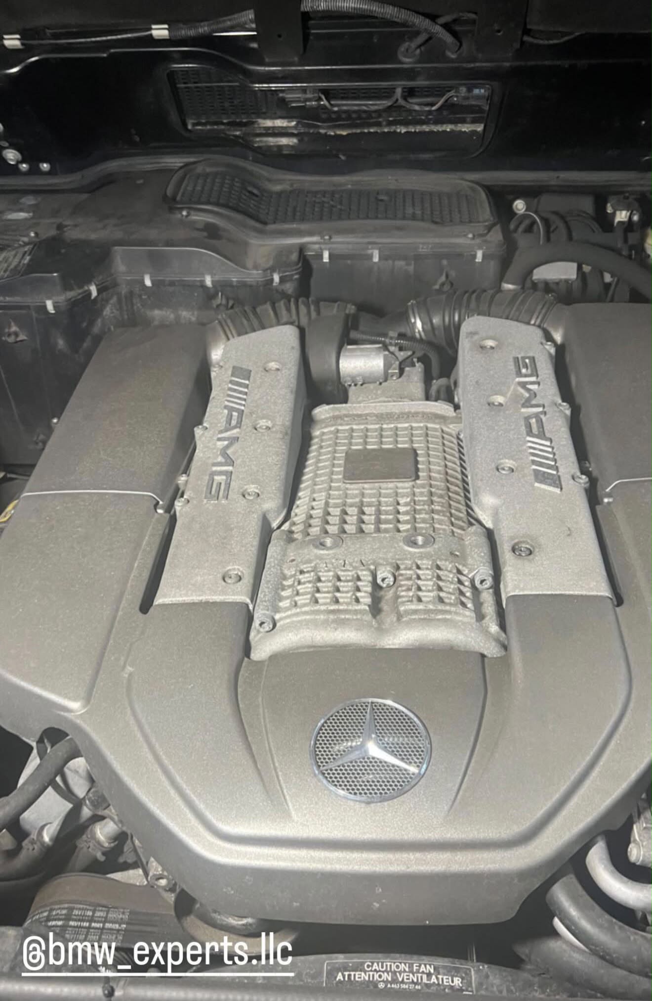 Mercedes-AMG engine bay service at BMW Experts LLC