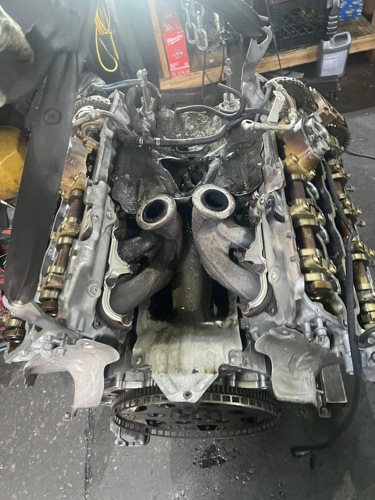 Engine teardown and rebuild at BMW Experts LLC